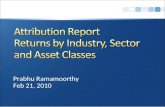 Attribution Report   Returns by Industry, Sector and Asset Classes