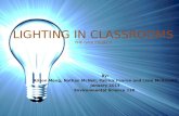 Lighting In Classrooms the Gaia project