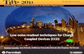 Low noise readout techniques for Charge Coupled Devices (CCD)