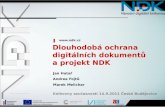 Dlouhodobá ochrana digitálních dokumentů a projekt NDK
