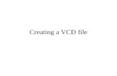 Creating a VCD file