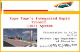 Cape Town’s Integrated Rapid Transit  (IRT) System