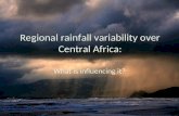 Regional rainfall variability over Central Africa: