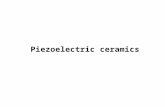 Piezoelectric ceramics