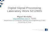 Digital Signal Processing Laboratory Work 521280S