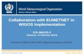 Collaboration with EUMETNET in  WIGOS Implementation ICG-WIGOS-3 (Geneva, 14 February 2014)