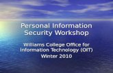 Personal Information Security Workshop