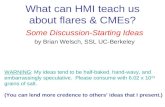 What can HMI teach us about flares & CMEs?