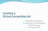 Creating a  Virtual Computing Lab