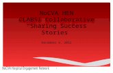 NoCVA HEN CLABSI Collaborative “ Sharing Success Stories ”