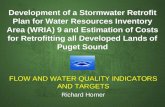 flow  and water quality  indicators AND TARGETS R ichard Horner