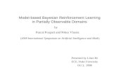 Model-based Bayesian Reinforcement Learning in Partially Observable Domains