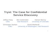 Tryst: The Case for Confidential Service Discovery