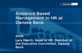 Evidence Based Management in HR at Danske Bank