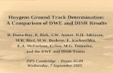 Huygens Ground Track Determination: A Comparison of DWE and DISR Results