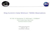 Ring Current in Solar Minimum: TWINS Observations