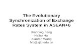 The Evolutionary Synchronization of Exchange Rates System in ASEAN+6