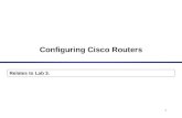 Configuring Cisco Routers
