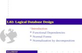 L02: Logical Database Design