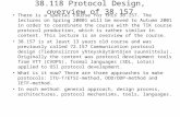 38.118 Protocol Design, overview of 38.157