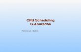 CPU Scheduling G.Anuradha