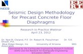 Seismic Design Methodology for Precast Concrete Floor Diaphragms