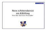 New eAttendance on EBilling For the Service Provider