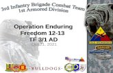 Operation Enduring Freedom 12-13  TF 3/1 AD