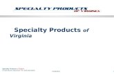 Specialty Products  of Virginia