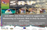 PRESENTATION SUMMARY  Overview  of active volcanoes in Italy  ASI-SRV project  contest