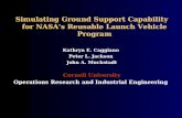 Simulating Ground Support Capability for NASAâ€™s Reusable Launch Vehicle Program