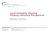 Local Authority Housing  Treasury Advisory Perspective