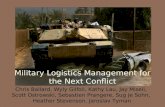 Military Logistics Management for the Next Conflict