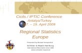 Cicils / IPTIC Conference Antalya/Turkey 17. – 19. April 2009 Regional Statistics  Europe