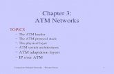 Chapter 3: ATM Networks