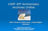 UWF 40 th  Anniversary Archives Online