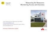 Measuring the Measures:  Monitoring Access and Success