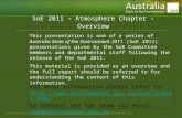 SoE 2011 – Atmosphere Chapter - Overview