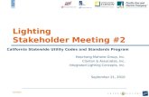Lighting Stakeholder Meeting #2