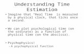 Understanding Time Estimation