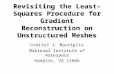 Revisiting the Least-Squares Procedure for Gradient Reconstruction on Unstructured Meshes