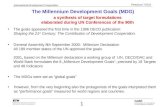 The Millennium Development Goals (MDG)