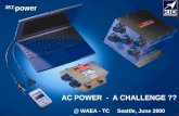 AC POWER  -  A CHALLENGE ?? @ WAEA - TC     Seattle, June 2000