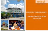 OUR PATH TO EXCELLENCE :  UNISEL STRATEGIC PLAN 2013-2018