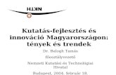 Kutatás-fejlesztés és innováció Magyarországon: tények és trendek