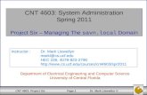 CNT 4603: System Administration Spring 2011 Project Six – Managing The  savn.local  Domain