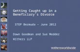 Getting Caught up in a Beneficiary’s Divorce