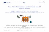 Real Time Measurement and Control at JET Overview & Status