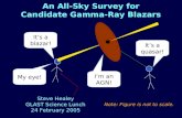 An All-Sky Survey for Candidate Gamma-Ray Blazars