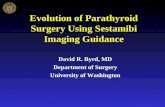 Evolution of Parathyroid Surgery Using Sestamibi Imaging Guidance